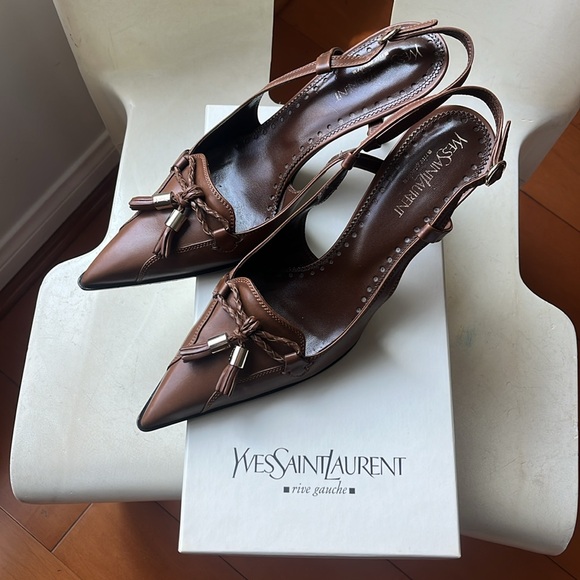 Brown Yves Saint Laurent Heel - Picture 8 of 8